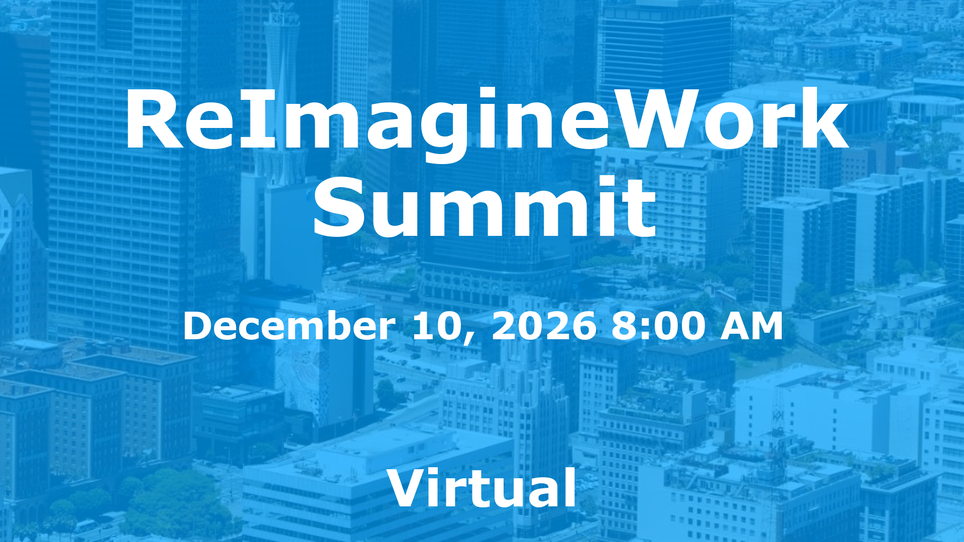 ReImagineWork Summit event image